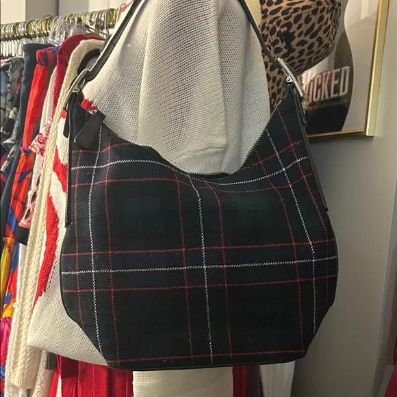 Coach Plaid Shoulder Bag — EUC - Picture 3 of 5